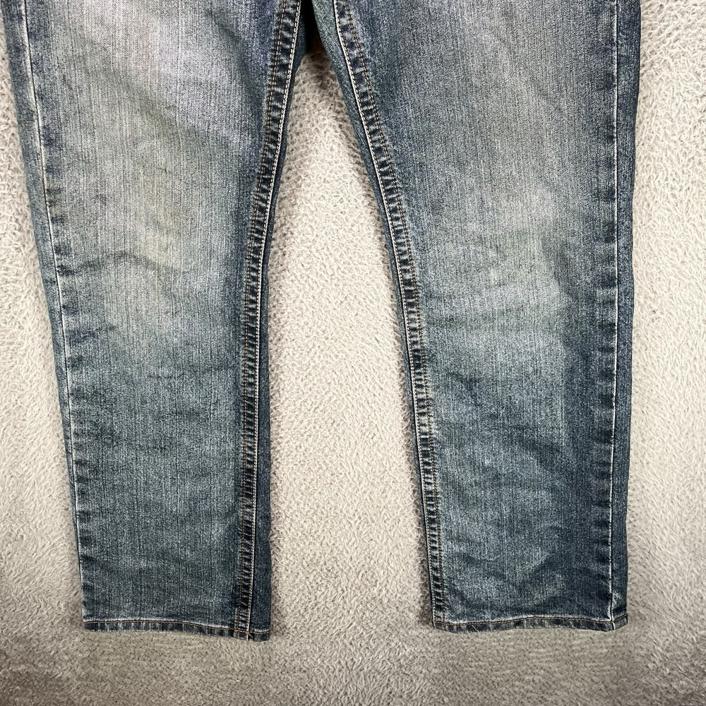 Ariat Jeans Mens 32x34 Blue Rebar M5 Straight Leg Workwear Stretch Denim - Picture 5 of 16